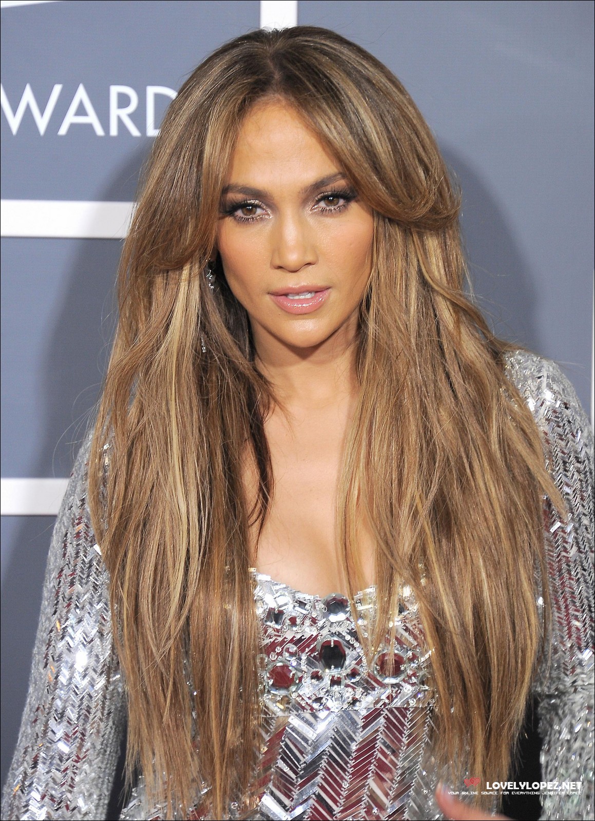 Jennifer Lopez Long Haircut with Bangs